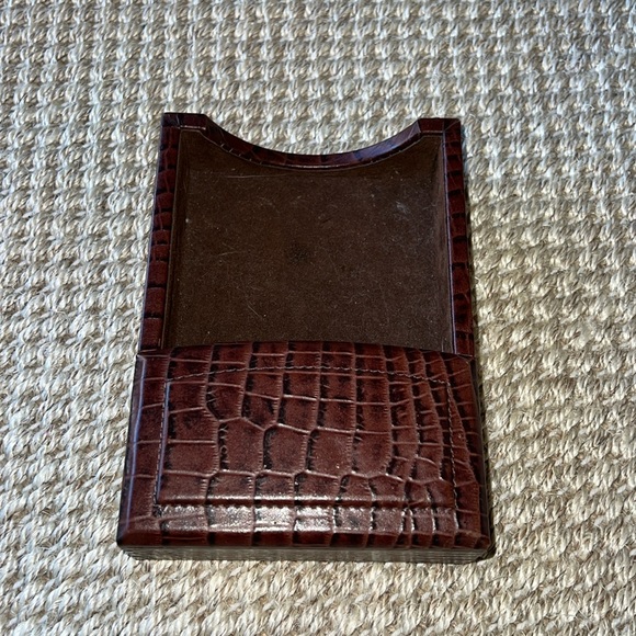 Zara Home Brown Leather Skin P excellent condition - Picture 3 of 5